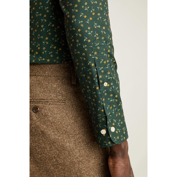 BONOBOS Everyday Men's Shirt Floral Printed Long Sleeve Tailored Fit M 283379 - Picture 4 of 11